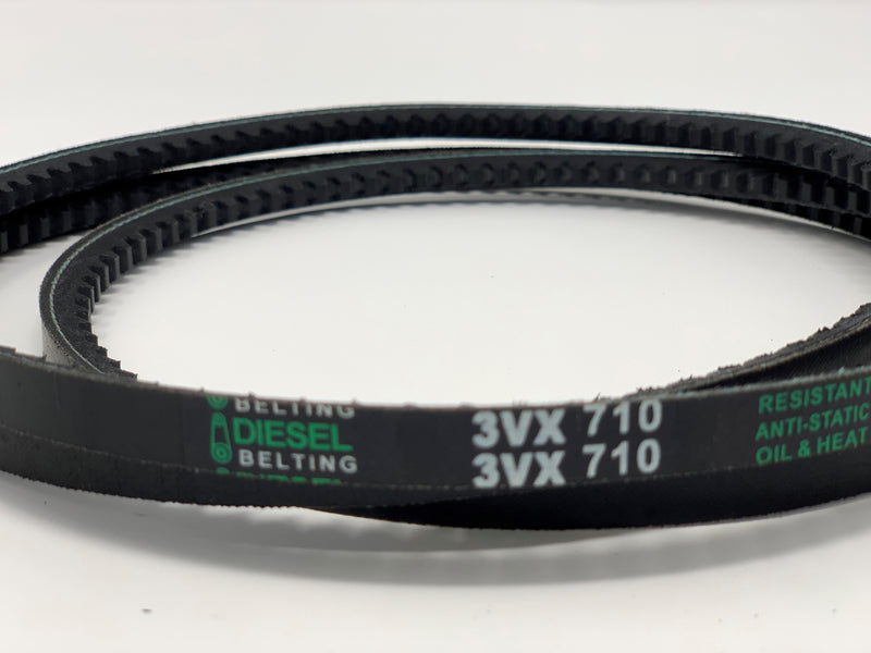 3VX710 Cogged V-Belt 3/8 x 71in Outside Circumference