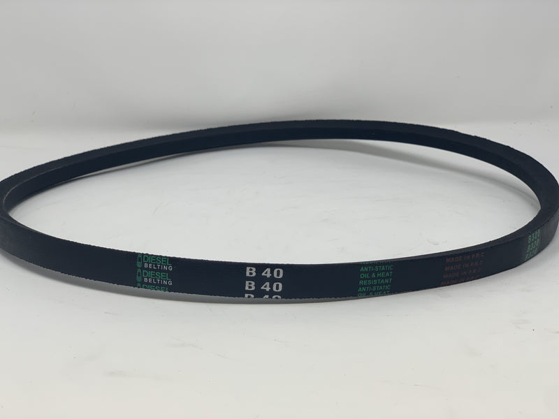 B40 V-Belt 21/32" x 43" Outside Circumference Classic Wrapped Diesel Belting